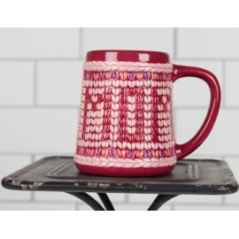 Ceramic Bisque Knit Mug Ceramic Bisque Knit Mug